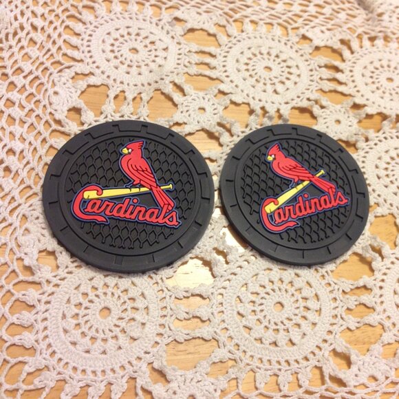 Sports, Saint Louis Cardinals car coasters, new - Picture 1 of 2